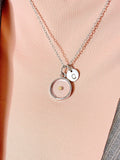 Real Mustard Seed Pendant Necklace, Personalized Faith Jewelry, Tarnish Resistant Stainless Steel, N7474