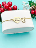 Gold Mother of the Bride Bracelet, D585