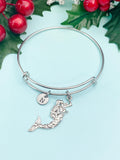 Silver Mermaid Charm Bracelet, B356