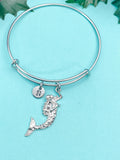 Silver Mermaid Charm Bracelet, B356
