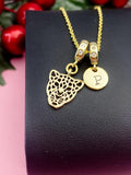 Gold Leopard Necklace, Panther Pendant, Personalized Birthday Everyday Wear Animal Lover Gift for Her, 1968