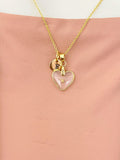 Real Mustard Seed Heart Necklace, Hope Courage New Beginnings Jewelry Gift, Tarnish Resistant, 7468