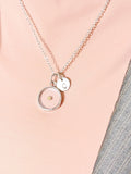Real Mustard Seed Pendant Necklace, Personalized Faith Jewelry, Tarnish Resistant Stainless Steel, N7474