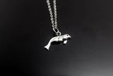 Seal Necklace Silver Seal Charm Necklace Seal Charm Seal Jewelry Biologist Gift Biology Necklace Personalized Necklace Initial Charm