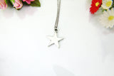 Silver North Star Charm Necklace, Star Charm, Navigator Jewelry, Personalized Christmas Gift, N877