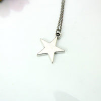 Silver North Star Charm Necklace, Star Charm, Navigator Jewelry, Personalized Christmas Gift, N877