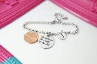 Silver She Believed She Could So She Did Charm Bracelet, Graduation Gift, Personalized Gift, N1548