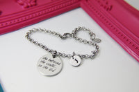 Silver She Believed She Could So She Did Charm Bracelet, Graduation Gift, Personalized Gift, N1548
