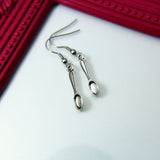 Silver Spoon Charm Earrings, Miniature Spoon Earrings, N1564