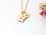 Flower Girl Necklace Gift, Gold Magnolias Necklace, Flower Girl Gift Necklace, Flower Girl Proposal Jewelry, Bridal Party Gift, N3116
