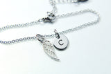 Angel Gift, Guardian Angel Bracelet Gift, Angel Wing, Good Luck Charm, Memorial, Condolences, Gift, New Beginnings Gift, Wing, N3127