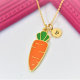 Gold Carrot Necklace, Gold Carrot, Personalized, Birthday Gift, Graduation Gift, Christmas Gift, Thank You Gift, Appreciation Gift, N3575