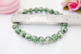 Genuine Green Spot Jasper Bracelet, Gemstone, Comforting, Relaxing, Protective, Energy Healing, Fertility Bracelet, N3774