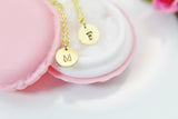 Gold Initial Necklace, Sister Gift, Daughter Gift, Niece Gift, Granddaughter Gift, Cousin Gift, Best Friend Gift, Girlfriend Gift, N3761