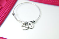 Thank You Bracelet, Personalized Gift, N4188