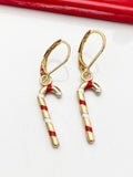 Candy Earrings, Candy Cane Sweet Jewelry Gift, Girl Gift, Birthday Gift, Hypoallergenic, L018