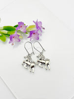 Unicorn Earrings, Unicorn Charm, Unicorn Jewelry Gift, Girl Gift, Hypoallergenic Earrings, Silver Earrings, L106