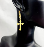Gold Cross Earrings, Cross Jewelry, Christian Gift, Graduation Gifts, Birthday Gifts, Hypoallergenic, L004