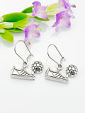 Soccer Earrings, Soccer Charm, Soccer Coach Team Jewelry Gift, Mother's Day Gift, Hypoallergenic, Silver Earrings, L049