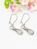 Whisk Earrings, Best Gift for Bakery Shop Baker Chef Culinary Schools, Foodie Gift, Mother's Day Gift, Hypoallergenic, Silver Earrings, L078