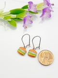 Hamburger Earrings, Best Gift for Chef Culinary Schools Student Fastfood, Mother's Day Gift, Hypoallergenic, Silver Earrings, L082
