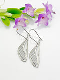 Butterfly Wing Earrings, Butterfly Wing Charm, Butterfly Jewelry Gift, Hypoallergenic Earrings, Silver Earrings, L089