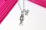 Nutbreaker Necklace, Silver Nutcracker Charm, Choose Years in the Option, Best Christmas Gift, N4442