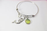 Mermaid Bracelet, Personalized Initial Gift, N4537
