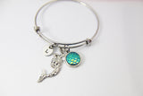 Mermaid Bracelet, Personalized Initial Gift, N4539