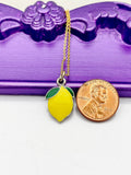 Gold Lemon Necklace, L434