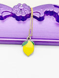 Gold Lemon Necklace, L434