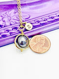 Best Mother's Day Gift for Mom Grandma Aunt, Terahertz Necklace, Spinner Necklace, Authentic Gemstone, Personalized Gift, N4694