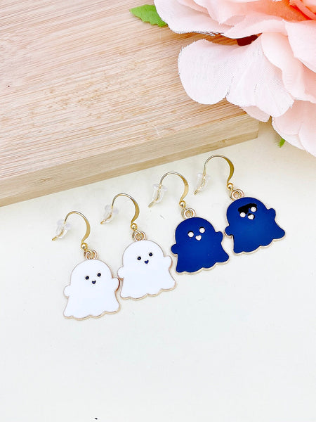 Halloween Cute Ghost Earrings, Best Friends Gift, Thank You Gift, Appreciation Gift, N5107