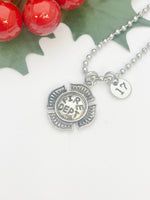 Firefighter Badge Number Necklace - LeBua Jewelry, Personalize Gifts, N5180