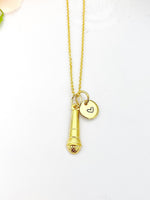 Gold Microphone Necklace - Lebua Jewelry, Luck Gifts, Personalized Gifts, N5189