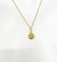 Gold Panda with Bamboo Necklace - Lebua Jewelry, Birthday Gifts, N5199A