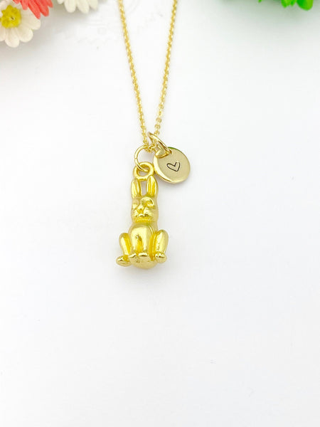 Gold Rabbit Necklace - Lebua Jewelry, Birthday Gifts, Personalized Gifts, N5205
