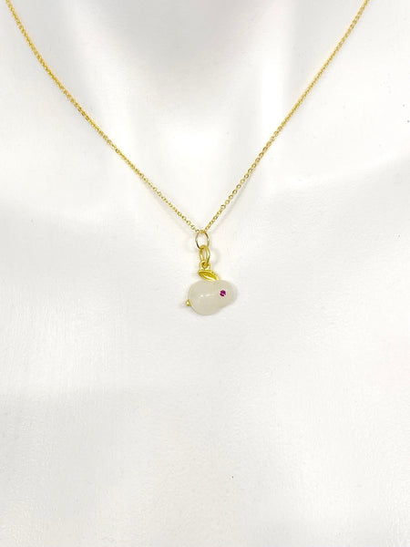 Gold Rabbit Necklace - Lebua Jewelry, N5186A