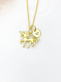 Gold Unicorn Necklace - Lebua Jewelry, Birthday Gifts, Personalized Gifts, N5193