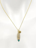 Gold Feather Necklace - Lebua Jewelry, Birthday Gifts, Personalized Gifts, N5195
