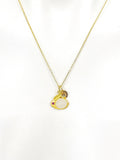 Gold Rabbit Necklace - Lebua Jewelry, Birthday Gifts, Personalized Gifts, N5204