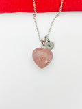 Strawberry Quartz Necklace - Lebua Jewelry, Natural Gemstone Jewelry, Birthday Gifts, Personalized Customized Gifts, N5240