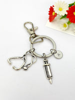 Medical School Keychain - LeBua Jewelry, Medical Student Gifts, Personalize Customized Jewelry Gifts, N2661A
