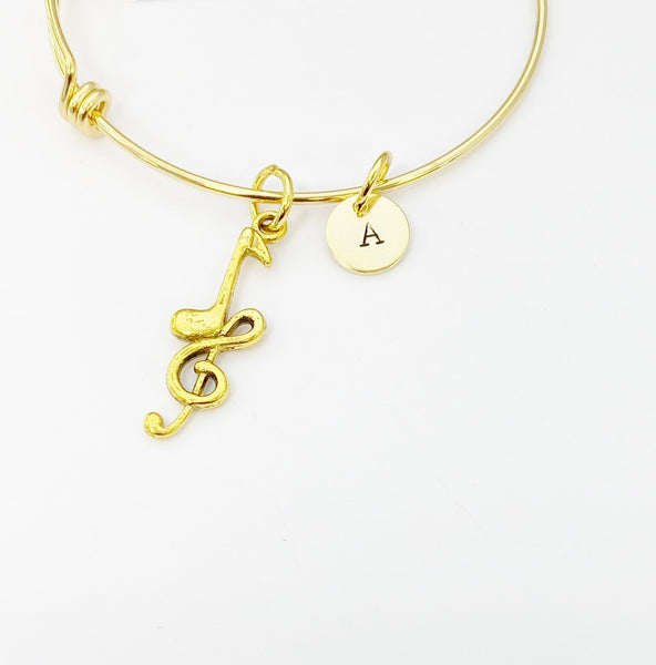 Gold Music Note Bracelet - Lebua Jewelry, Best Seller Christmas Gifts, N4938