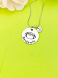 Silver Football Necklace Keychain Bracelet Optional, Best Christmas Gifts, Personalized Customized Monogram Jewelry, Lebua Jewelry, D168