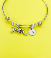 Silver Grasshopper Charm Bracelet Gifts Ideas- Lebua Jewelry, Personalized Customized Monogram Made to Order Jewelry, AN309