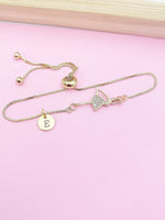 Gold Ballet Dance Girl Charm Bracelet Dance School Student Gift Idea- Lebua Jewelry, Personalized Jewelry, BN1038